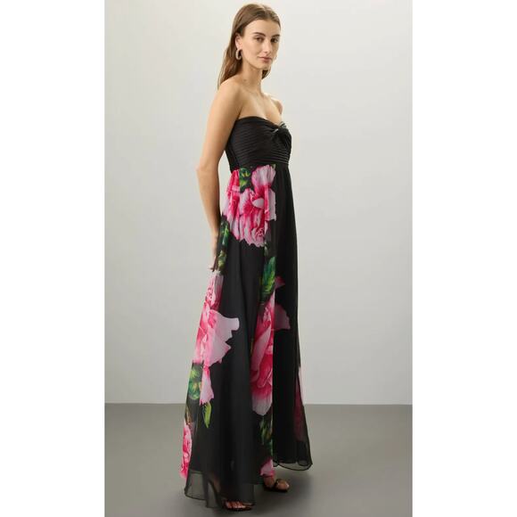 One33 Social Chiffon Strapless Gown - Size 6 - Picture 1 of 9